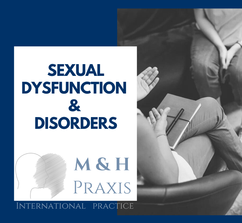 Sexual dysfunction includes any difficulty experienced in the sexual activities or responses cycle including desire/arousal (sensation)/orgasm phases.
